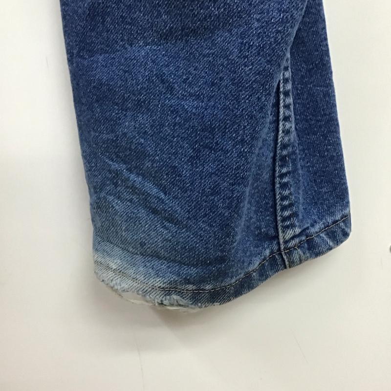 ラングラー Wrangler パンツ デニム、ジーンズ デニムパンツ ワイドパンツ カジュアルパンツ 42 無地 インディゴ / インディゴ /  メンズ USED 古着 中古 10150266