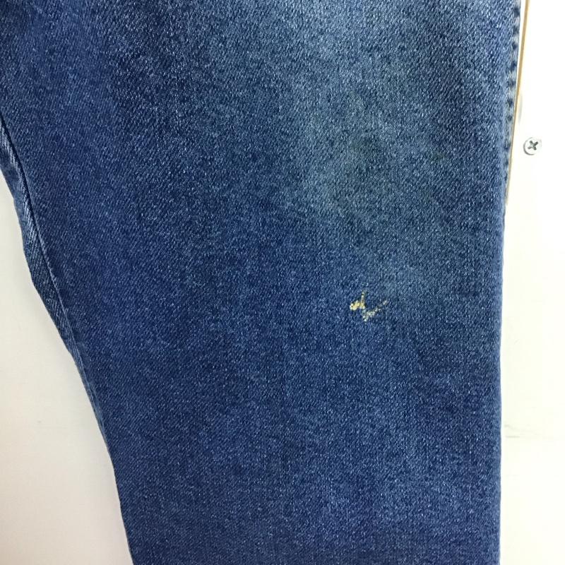 ラングラー Wrangler パンツ デニム、ジーンズ デニムパンツ ワイドパンツ カジュアルパンツ 42 無地 インディゴ / インディゴ /  メンズ USED 古着 中古 10150266