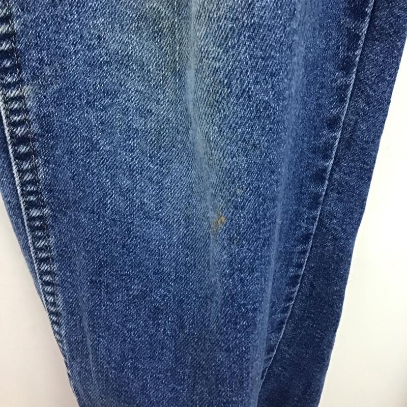 ラングラー Wrangler パンツ デニム、ジーンズ デニムパンツ ワイドパンツ カジュアルパンツ 42 無地 インディゴ / インディゴ /  メンズ USED 古着 中古 10150266