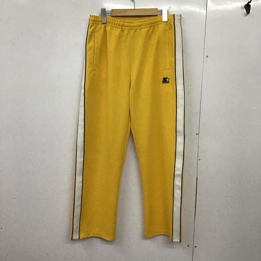 スターター STARTER パンツ ワークパンツ、ペインターパンツ M ロゴ、文字 黄 / イエロー /  メンズ USED 古着 中古 10150267