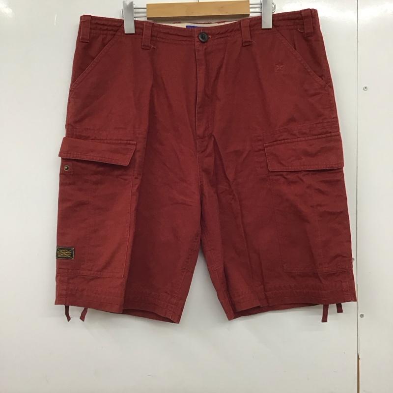 ラファイエット Lafayette パンツ ショートパンツ ショートパンツ ハーフパンツ カジュアルパンツ 38インチ 無地 えんじ / ワインレッド /  メンズ USED 古着 中古 10150268