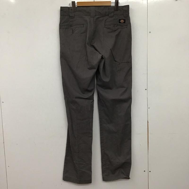 ディッキーズ Dickies パンツ ワークパンツ、ペインターパンツ ワイドパンツ カジュアルパンツ ワークパンツ 32インチ ロゴ、文字 灰 / グレー /  メンズ USED 古着 中古 10150270