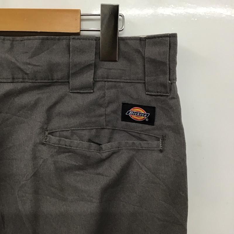 ディッキーズ Dickies パンツ ワークパンツ、ペインターパンツ ワイドパンツ カジュアルパンツ ワークパンツ 32インチ ロゴ、文字 灰 / グレー /  メンズ USED 古着 中古 10150270
