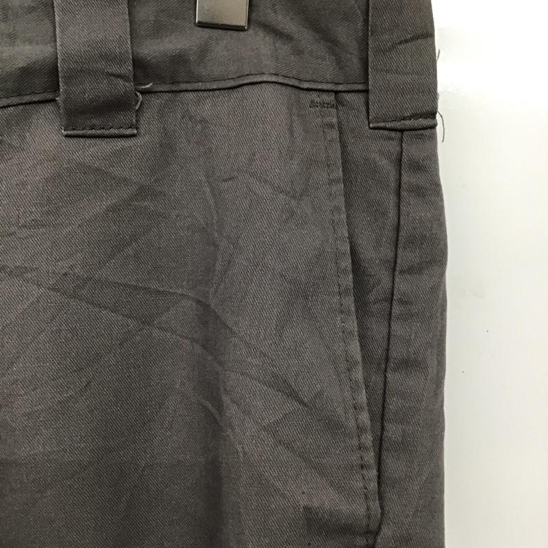 ディッキーズ Dickies パンツ ワークパンツ、ペインターパンツ ワイドパンツ カジュアルパンツ ワークパンツ 32インチ ロゴ、文字 灰 / グレー /  メンズ USED 古着 中古 10150270