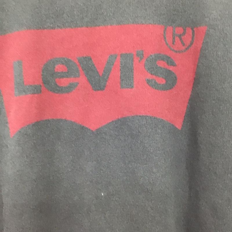リーバイス・ビンテージ・クロージング LEVI S VINTAGE CLOTHING トレーナー 長袖 長袖トレーナー スウェット クルーネック プルオーバー M ロゴ、文字 ダークグレー / ダークグレー /  メンズ USED 古着 中古 10150272