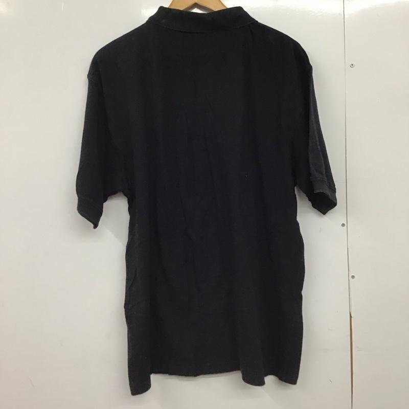 ナイキ NIKE ポロシャツ 半袖 半袖 L ロゴ、文字 ダークグレー / ダークグレー /  メンズ USED 古着 中古 10150275
