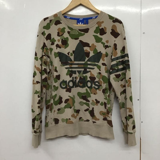 アディダス adidas トレーナー 長袖 m33829 長袖トレーナー S ロゴ、文字 マルチカラー / マルチカラー /  メンズ USED 古着 中古 10150276