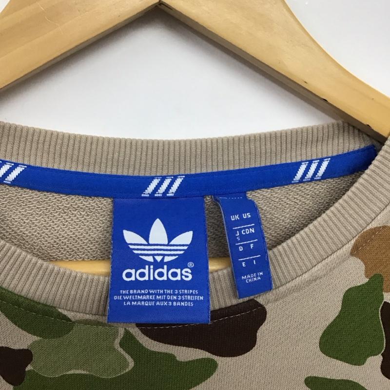 アディダス adidas トレーナー 長袖 m33829 長袖トレーナー S ロゴ、文字 マルチカラー / マルチカラー /  メンズ USED 古着 中古 10150276