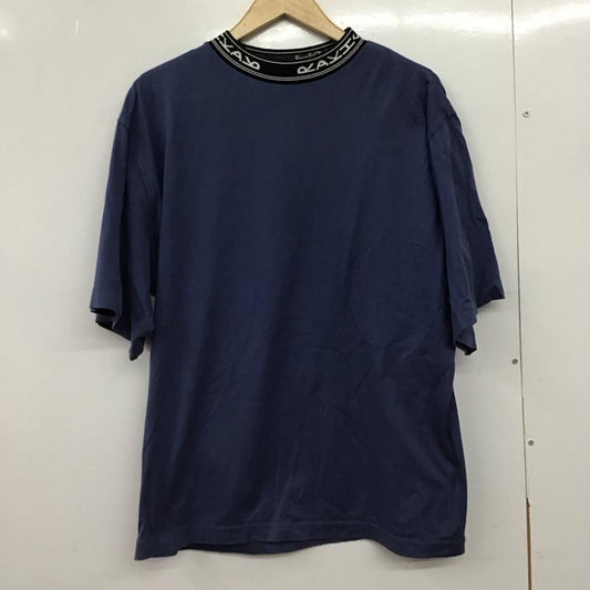 ルイス Lui s Tシャツ 半袖 半袖カットソー プリントTシャツ 無地 M ロゴ、文字 紺 / ネイビー /  メンズ USED 古着 中古 10150283