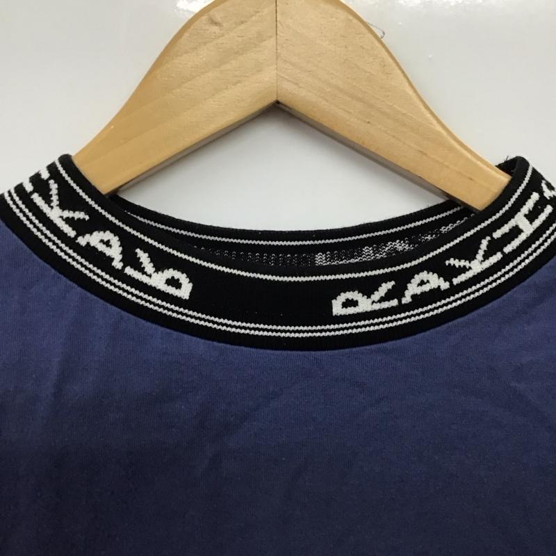 ルイス Lui s Tシャツ 半袖 半袖カットソー プリントTシャツ 無地 M ロゴ、文字 紺 / ネイビー /  メンズ USED 古着 中古 10150283