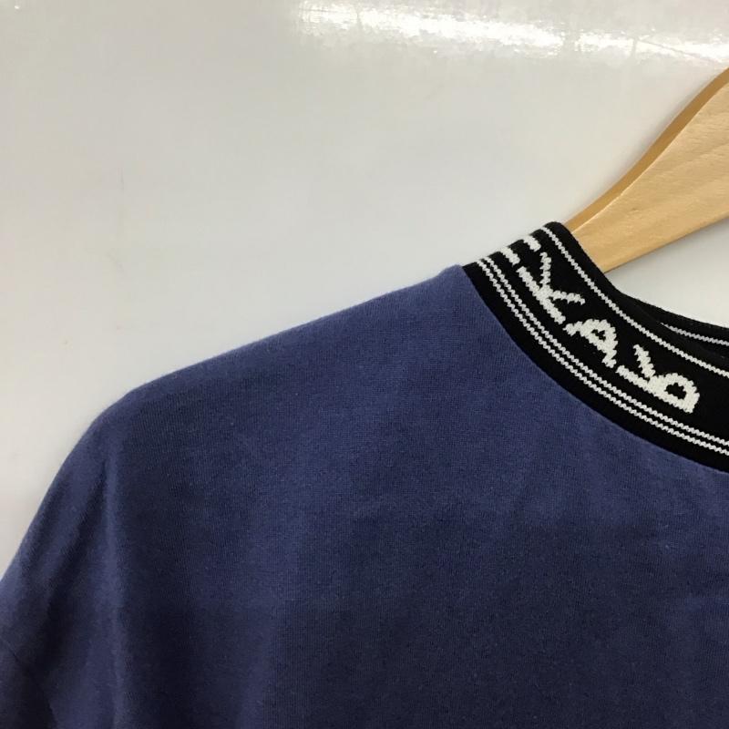 ルイス Lui s Tシャツ 半袖 半袖カットソー プリントTシャツ 無地 M ロゴ、文字 紺 / ネイビー /  メンズ USED 古着 中古 10150283