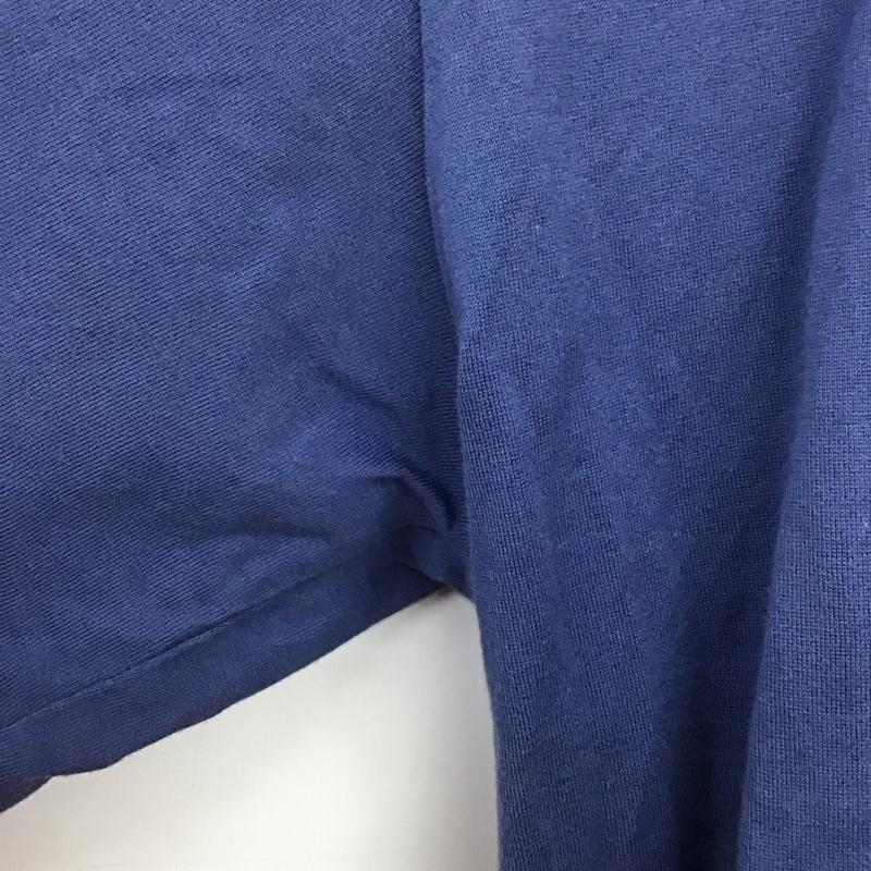 ルイス Lui s Tシャツ 半袖 半袖カットソー プリントTシャツ 無地 M ロゴ、文字 紺 / ネイビー /  メンズ USED 古着 中古 10150283
