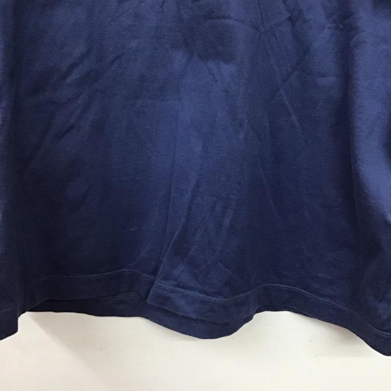 ルイス Lui s Tシャツ 半袖 半袖カットソー プリントTシャツ 無地 M ロゴ、文字 紺 / ネイビー /  メンズ USED 古着 中古 10150283
