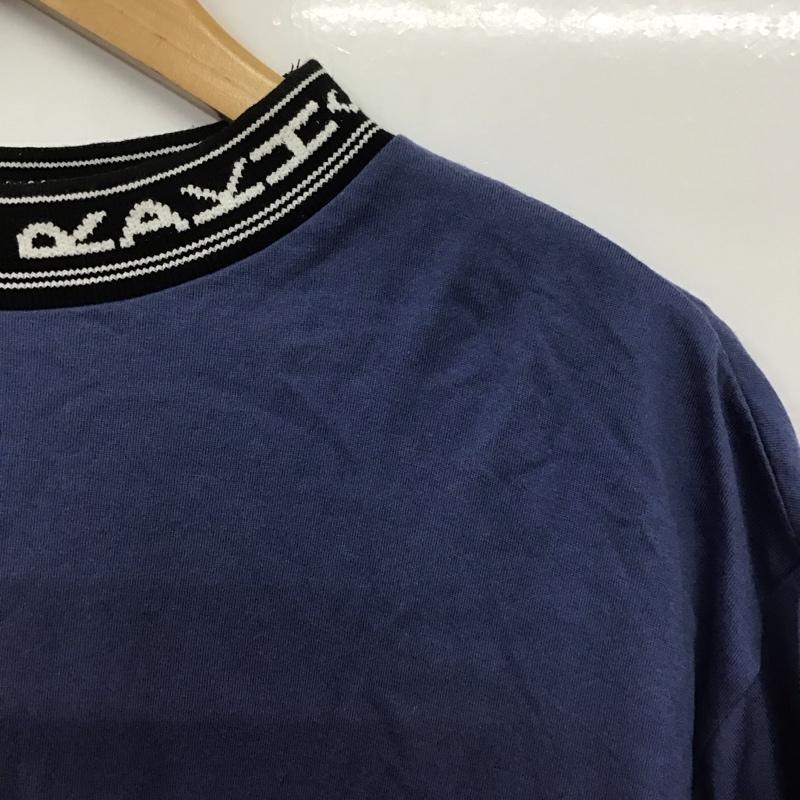ルイス Lui s Tシャツ 半袖 半袖カットソー プリントTシャツ 無地 M ロゴ、文字 紺 / ネイビー /  メンズ USED 古着 中古 10150283