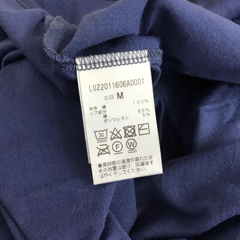 ルイス Lui s Tシャツ 半袖 半袖カットソー プリントTシャツ 無地 M ロゴ、文字 紺 / ネイビー /  メンズ USED 古着 中古 10150283