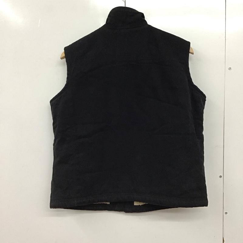 ディッキーズ Dickies ベスト ベスト ジップアップベスト アウター M 無地 黒 / ブラック /  メンズ USED 古着 中古 10150285