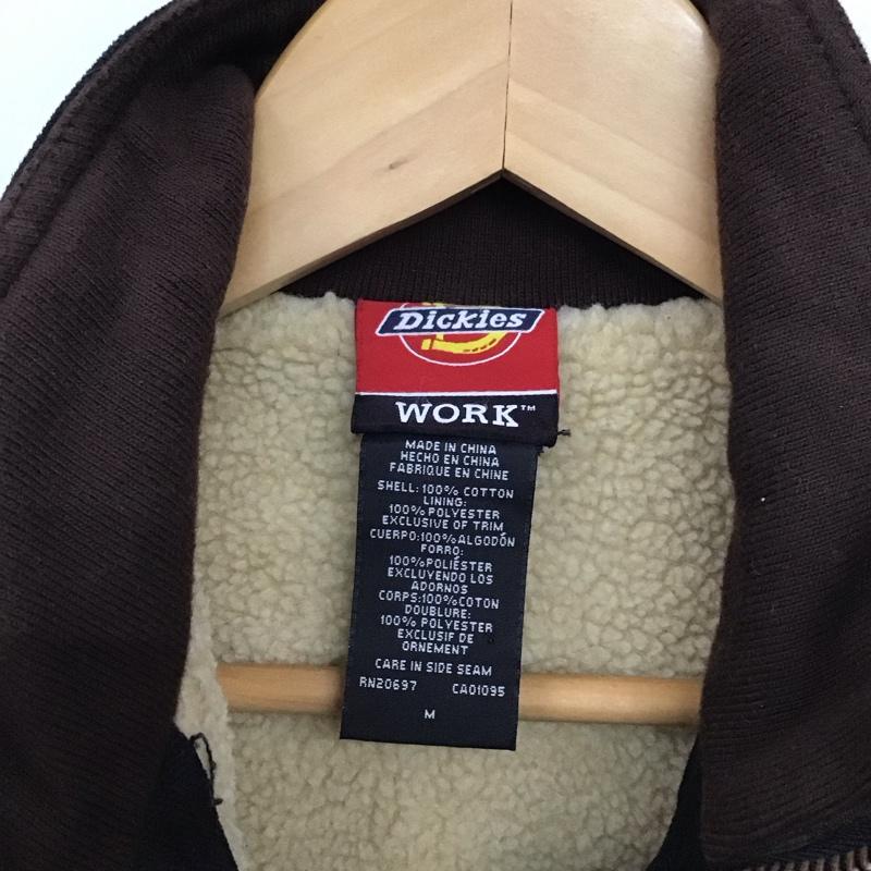 ディッキーズ Dickies ベスト ベスト ジップアップベスト アウター M 無地 黒 / ブラック /  メンズ USED 古着 中古 10150285