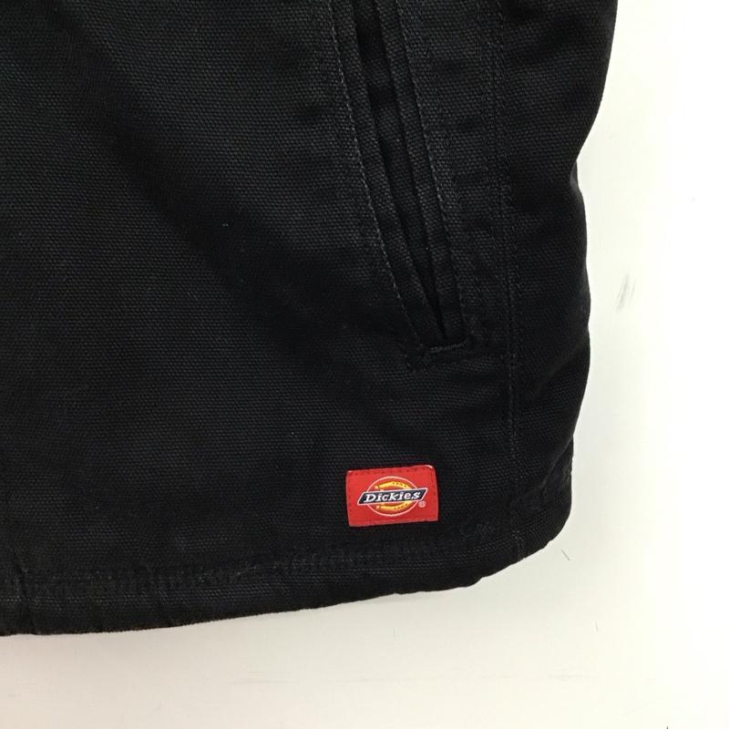 ディッキーズ Dickies ベスト ベスト ジップアップベスト アウター M 無地 黒 / ブラック /  メンズ USED 古着 中古 10150285