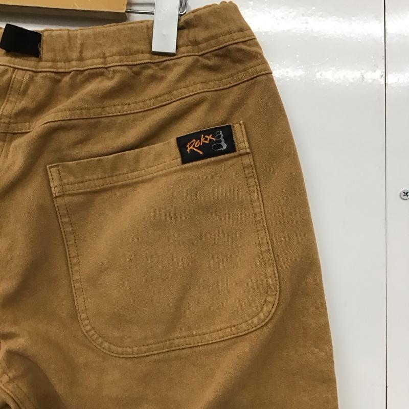 ロックス ROKX パンツ ワークパンツ、ペインターパンツ ワークパンツ ワイドパンツ カジュアルパンツ M ロゴ、文字 ベージュ / ベージュ /  メンズ USED 古着 中古 10150289