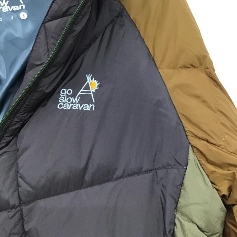 ゴースローキャラバン go slow caravan ジャケット、上着 ジャンパー、ブルゾン ジップアップジャケット ナイロンジャケット アウター ダウンジャケット 5 ロゴ、文字 マルチカラー / マルチカラー /  メンズ USED 古着 中古 10150291