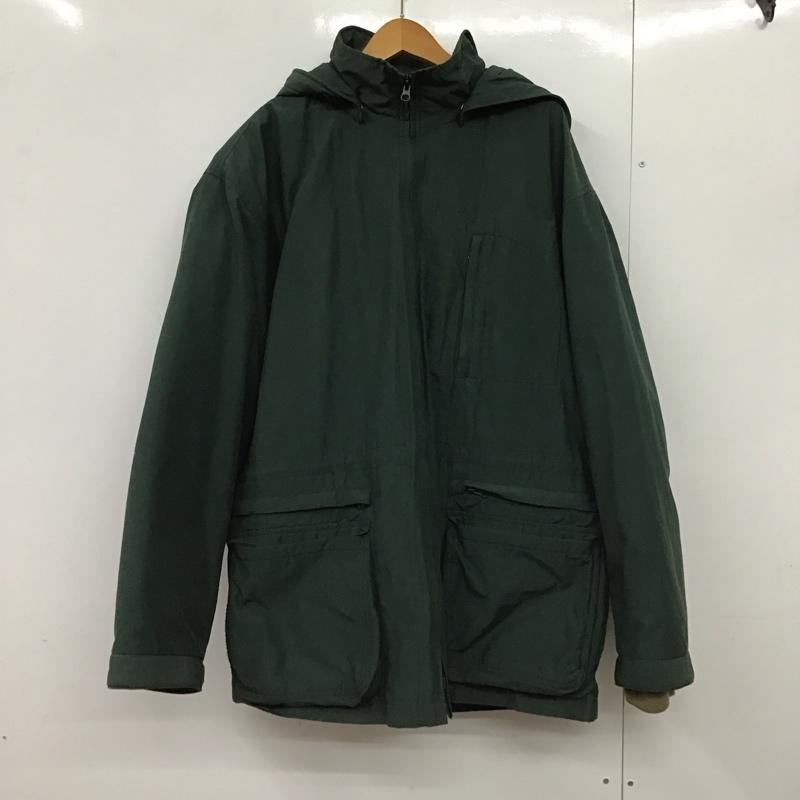 ジェイクルー J.CREW ジャケット、上着 ジャンパー、ブルゾン ジップアップジャケット アウター ロングジャケット 00s L 無地 カーキ / カーキ /  メンズ USED 古着 中古 10150294