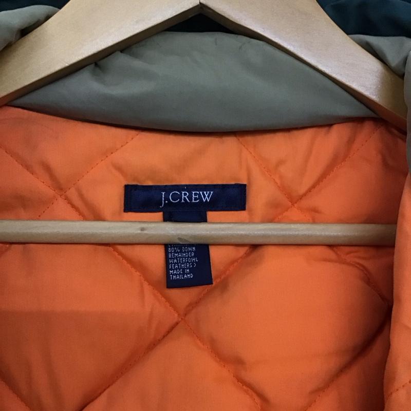 ジェイクルー J.CREW ジャケット、上着 ジャンパー、ブルゾン ジップアップジャケット アウター ロングジャケット 00s L 無地 カーキ / カーキ /  メンズ USED 古着 中古 10150294