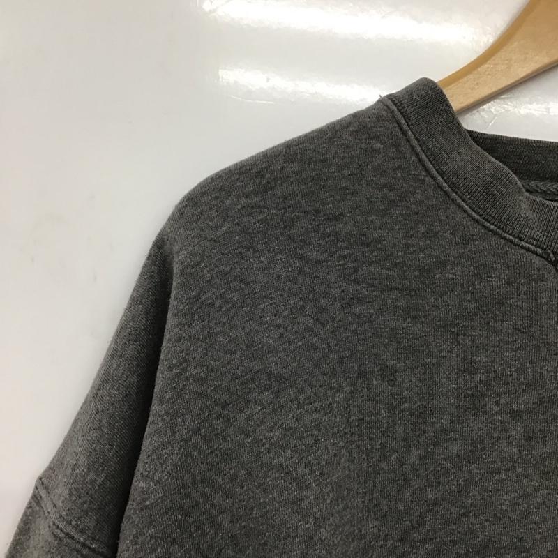 古着 USED トレーナー 長袖 長袖トレーナー スウェット クルーネック プルオーバー XL プリント 灰 / グレー /  メンズ USED 古着 中古 10150296