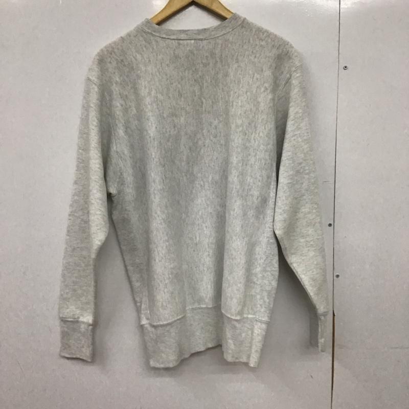 古着 USED トレーナー 長袖 長袖トレーナー スウェット クルーネック プルオーバー 90s L ロゴ、文字 灰 / グレー /  メンズ USED 古着 中古 10150297