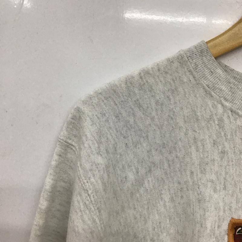 古着 USED トレーナー 長袖 長袖トレーナー スウェット クルーネック プルオーバー 90s L ロゴ、文字 灰 / グレー /  メンズ USED 古着 中古 10150297