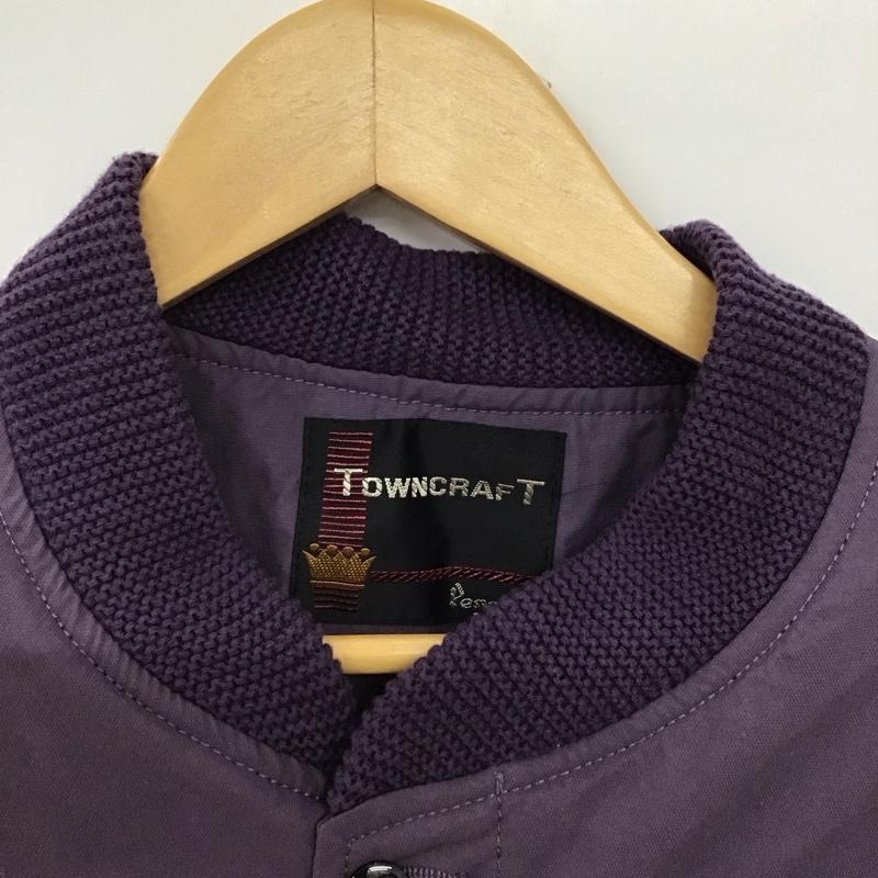 タウンクラフト TOWNCRAFT ジャケット、上着 ジャンパー、ブルゾン ジップアップジャケット ナイロンジャケット アウター XL 無地 紫 / パープル /  メンズ USED 古着 中古 10150299