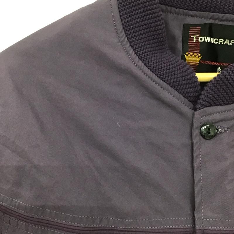 タウンクラフト TOWNCRAFT ジャケット、上着 ジャンパー、ブルゾン ジップアップジャケット ナイロンジャケット アウター XL 無地 紫 / パープル /  メンズ USED 古着 中古 10150299