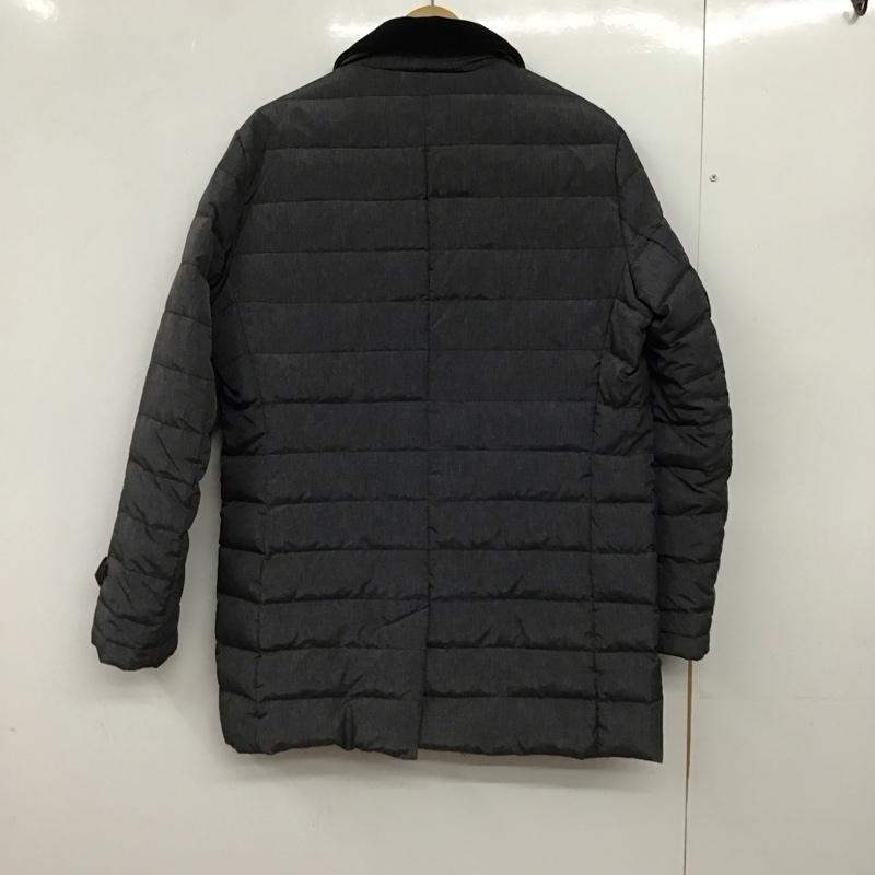 古着 USED ジャケット、上着 ジャンパー、ブルゾン ダウンジャケット アウター 前ボタンジャケット S 無地 灰 / グレー /  メンズ USED 古着 中古 10150303