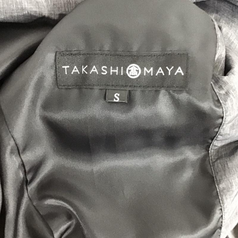 古着 USED ジャケット、上着 ジャンパー、ブルゾン ダウンジャケット アウター 前ボタンジャケット S 無地 灰 / グレー /  メンズ USED 古着 中古 10150303