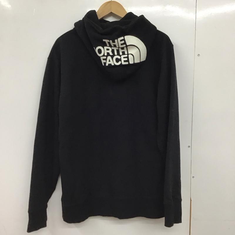 ザノースフェイス THE NORTH FACE パーカー 長袖 nt62130 リアビューフルジップフーディー スウェットパーカー M ロゴ、文字 黒 / ブラック /  メンズ USED 古着 中古 10150305