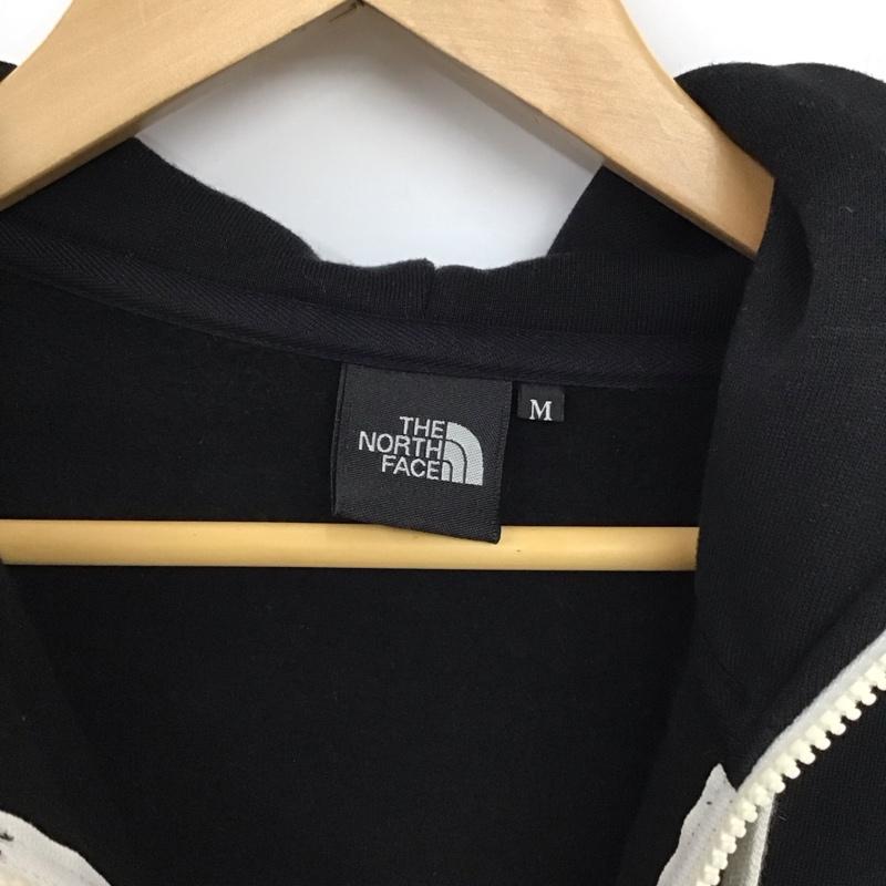 ザノースフェイス THE NORTH FACE パーカー 長袖 nt62130 リアビューフルジップフーディー スウェットパーカー M ロゴ、文字 黒 / ブラック /  メンズ USED 古着 中古 10150305