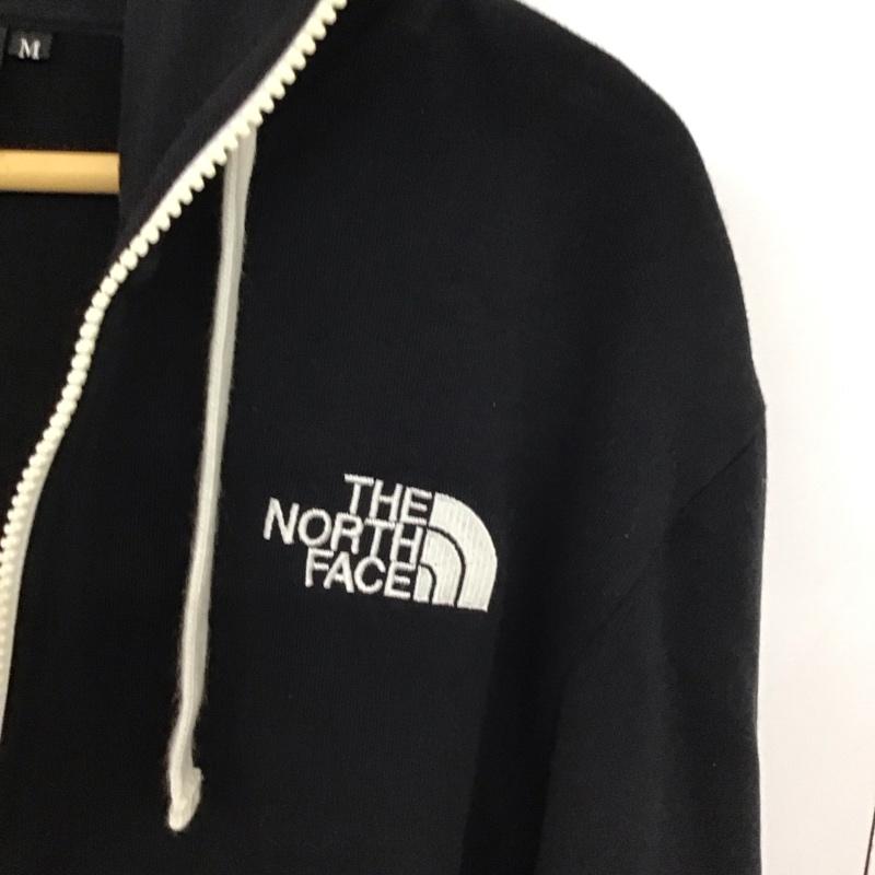 ザノースフェイス THE NORTH FACE パーカー 長袖 nt62130 リアビューフルジップフーディー スウェットパーカー M ロゴ、文字 黒 / ブラック /  メンズ USED 古着 中古 10150305