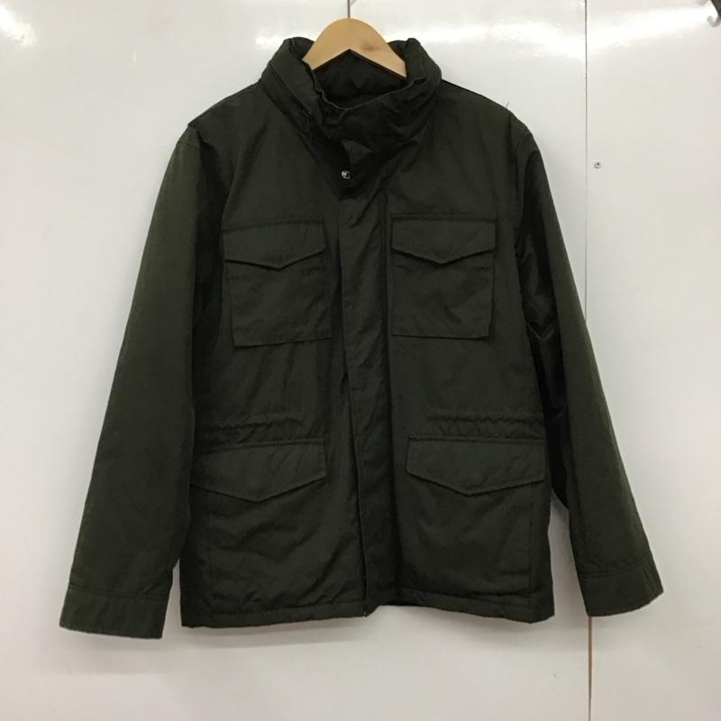 ギャップ GAP ジャケット、上着 ジャンパー、ブルゾン ジップアップジャケット ナイロンジャケット アウター L 無地 カーキ / カーキ /  メンズ USED 古着 中古 10150308