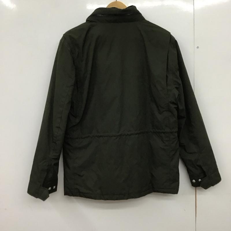 ギャップ GAP ジャケット、上着 ジャンパー、ブルゾン ジップアップジャケット ナイロンジャケット アウター L 無地 カーキ / カーキ /  メンズ USED 古着 中古 10150308