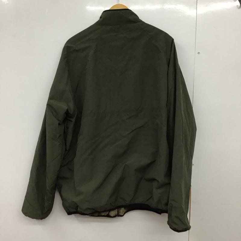 フリークスストア FREAK S STORE ジャケット、上着 ジャンパー、ブルゾン ジップアップフリースジャケット アウター 長袖ジャケット リバーシブル XL ロゴ、文字 茶 / ブラウン /  メンズ USED 古着 中古 10150309