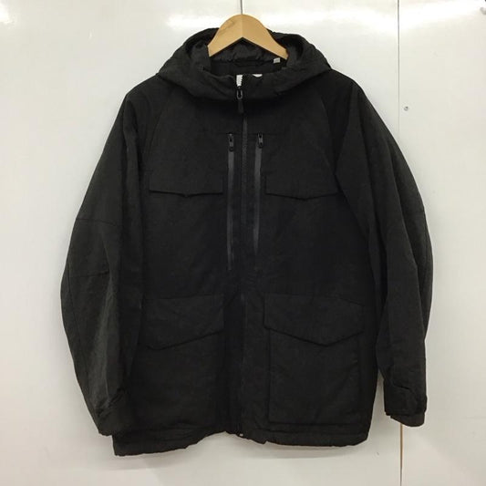 ユニクロ UNIQLO ジャケット、上着 ジャンパー、ブルゾン 311-442563 ハイブリッドダウンオーバーサイズパーカ M 無地 黒 / ブラック /  メンズ USED 古着 中古 10150310