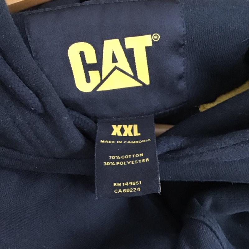 古着 USED パーカー 長袖 長袖パーカー プルオーバーパーカー スウェット XXL ロゴ、文字 黒 / ブラック /  メンズ USED 古着 中古 10150311