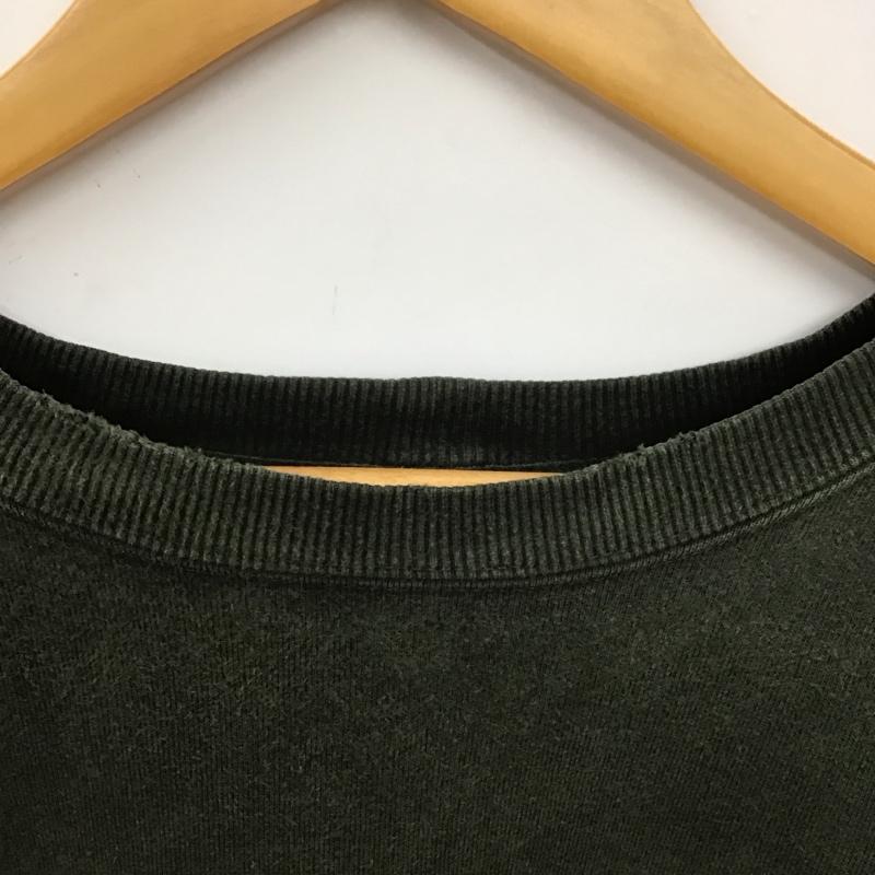 カーハート Carhartt トレーナー 長袖 長袖トレーナー スウェット クルーネック プルオーバー ロゴ、文字 カーキ / カーキ /  メンズ USED 古着 中古 10150312