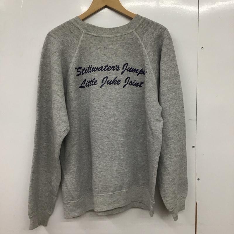 ヘインズ HANES トレーナー 長袖 長袖トレーナー スウェット クルーネック プルオーバー XL プリント 灰 / グレー /  メンズ USED 古着 中古 10150313