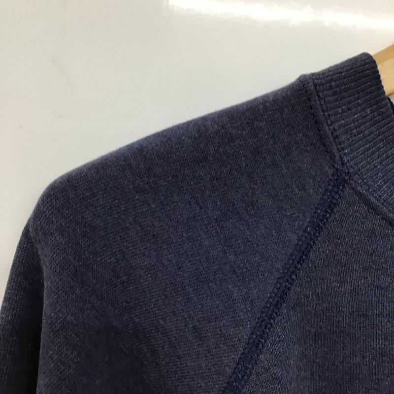 ヘインズ HANES トレーナー 長袖 長袖トレーナー スウェット クルーネック プルオーバー L プリント 紺 / ネイビー /  メンズ USED 古着 中古 10150314