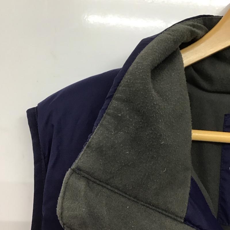 エルエルビーン L.L.Bean ベスト ベスト ダウンベスト ジップアップベスト M ロゴ、文字 紺 / ネイビー /  メンズ USED 古着 中古 10150320