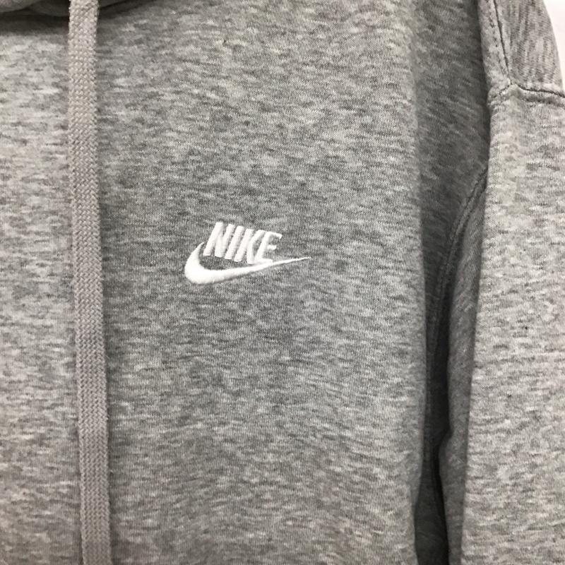 ナイキ NIKE パーカー 長袖 cz7858-063 パーカー メンズ クラブ プルオーバー L ロゴ、文字 灰 / グレー /  メンズ USED 古着 中古 10150321