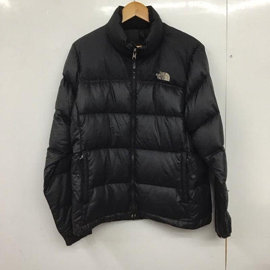 ザノースフェイス THE NORTH FACE ジャケット、上着 ジャンパー、ブルゾン ジップアップジャケット ナイロンジャケット アウター ダウンジャケット ロゴ、文字 黒 / ブラック /  メンズ USED 古着 中古 10150325