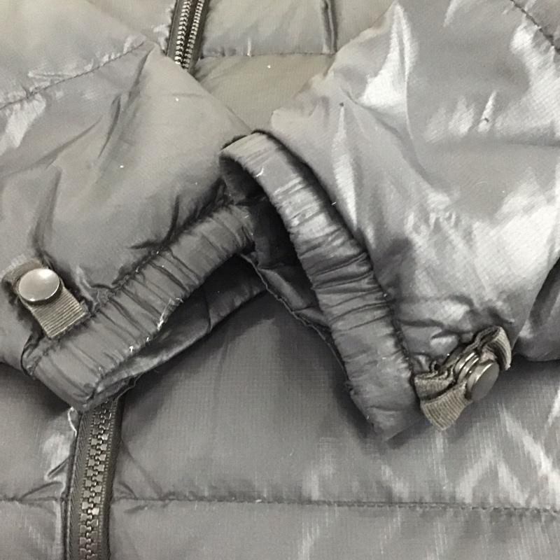 ザノースフェイス THE NORTH FACE ジャケット、上着 ジャンパー、ブルゾン ジップアップジャケット ナイロンジャケット アウター ダウンジャケット ロゴ、文字 黒 / ブラック /  メンズ USED 古着 中古 10150325