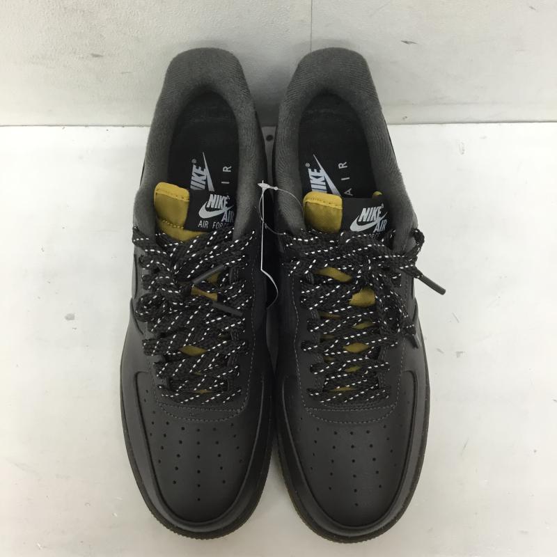 ナイキ NIKE スニーカー スニーカー FB8877-200 Air Force 1 Low  07 LV8 Medium Ash Bronzine Blue Tint 27.5cm ロゴ、文字 黒 / ブラック / X チャコールグレー / チャコールグレー /  メンズ USED 古着 中古 10150330
