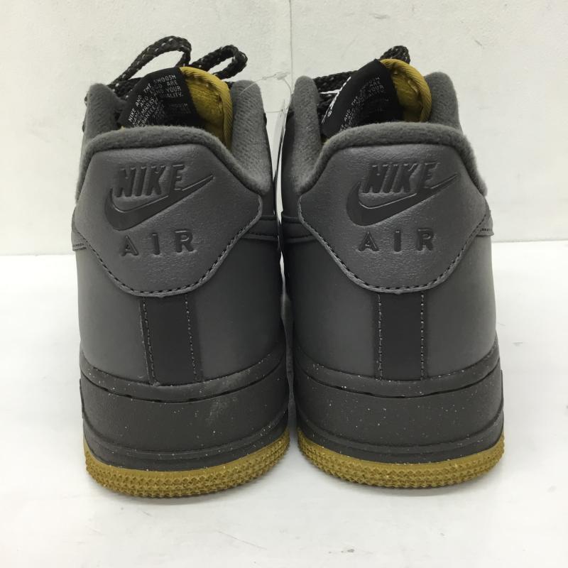 ナイキ NIKE スニーカー スニーカー FB8877-200 Air Force 1 Low  07 LV8 Medium Ash Bronzine Blue Tint 27.5cm ロゴ、文字 黒 / ブラック / X チャコールグレー / チャコールグレー /  メンズ USED 古着 中古 10150330